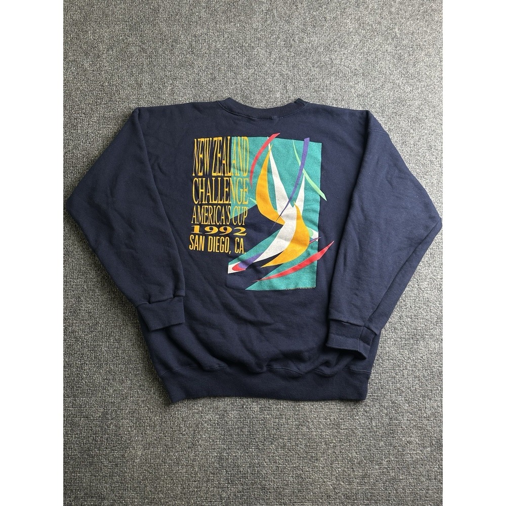 Mens 1992 Canterbury New Zealand America's Cup Sweatshirt, Size L